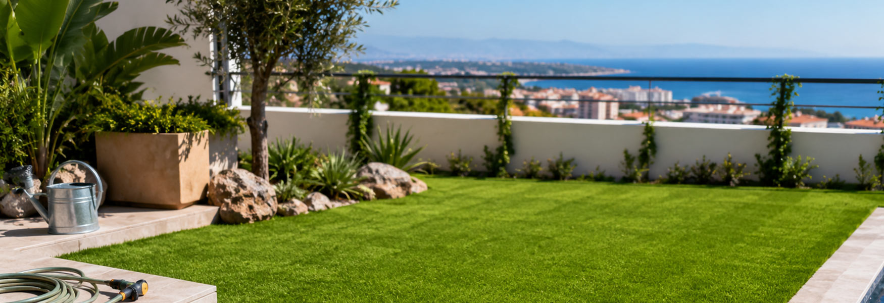 Césped artificial y el sol de Málaga: Guía completa de mantenimiento para el verano / Artificial Grass Maintenance in Malaga: Complete Usage Guide and Summer Care Tips